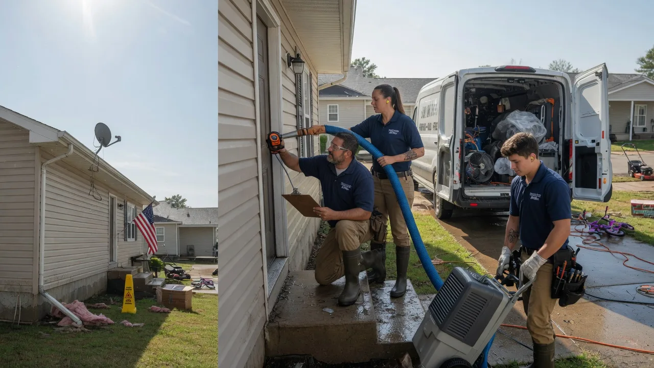 Ceiling Water Damage Restoration in Hardin, MT near me